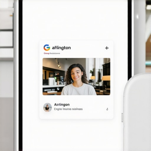 Marketing professional working on local SEO in Arlington
