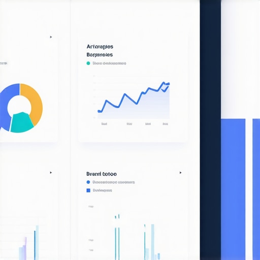 A digital dashboard displaying local SEO metrics and analytics for Arlington