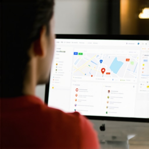 Digital marketer working on Google Maps optimization for Arlington