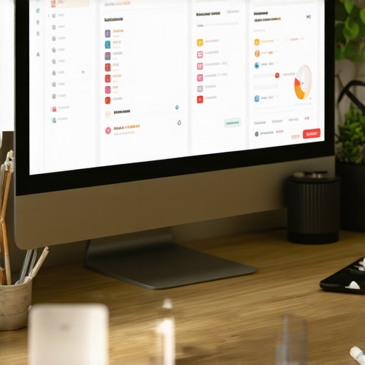 A person managing local SEO tools on a computer screen, focusing on citations and rankings.