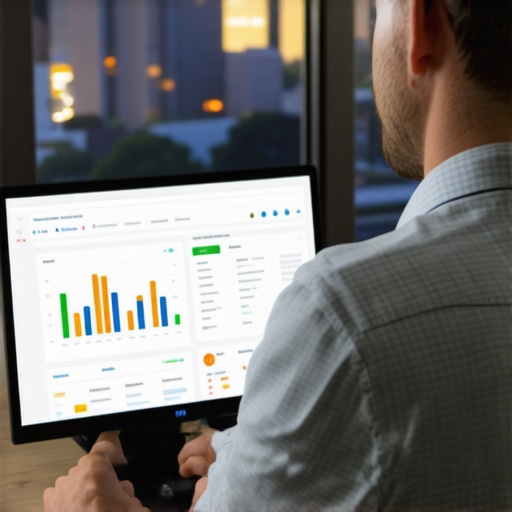 Business owner reviewing local SEO and Google Maps rankings