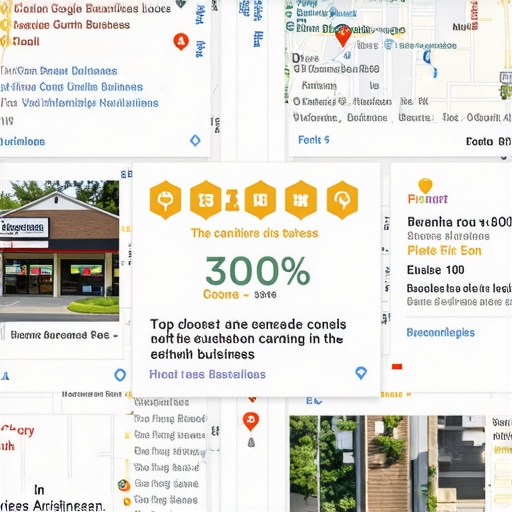 Google Maps search results showcasing a highly ranked Arlington business.
