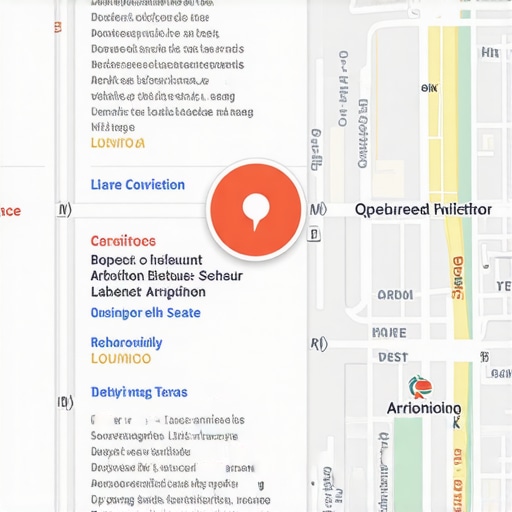 Google Maps interface showing a business listing in Arlington, Texas