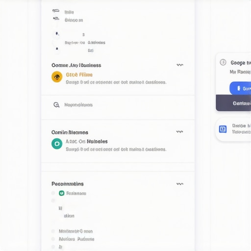 Screenshot of Google My Business dashboard showing profile optimization