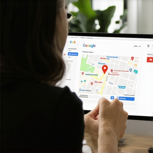 Arlington business owner analyzing Google My Business profile and local SEO checklist