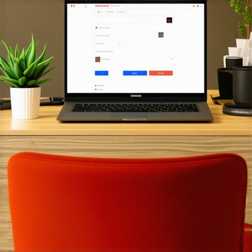 A person editing their Arlington business listing on a computer