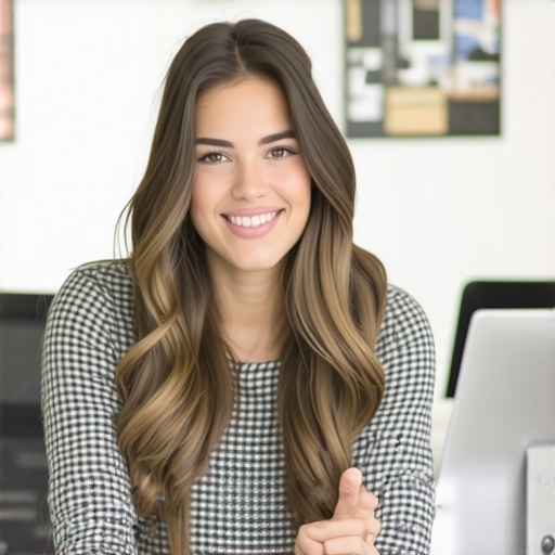 Business owner updating Google My Business profile in Arlington