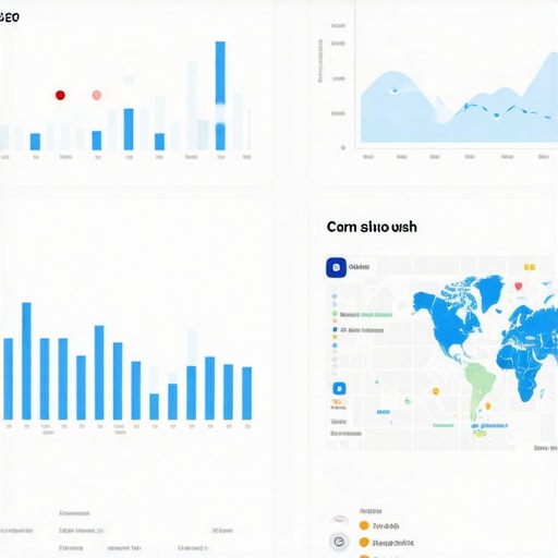 Screenshot of local SEO analytics dashboard displaying ranking metrics for Arlington, Texas.