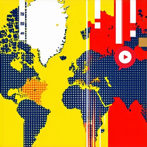 Illustration showing a digital map with SEO signals and customer reviews indicating local search optimization